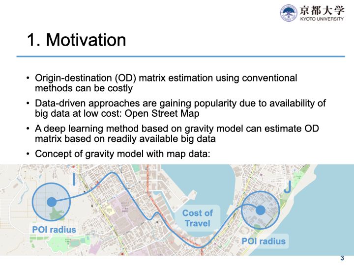 Origin-destination matrix estimation by deep learning using maps with New York case study - Motivation