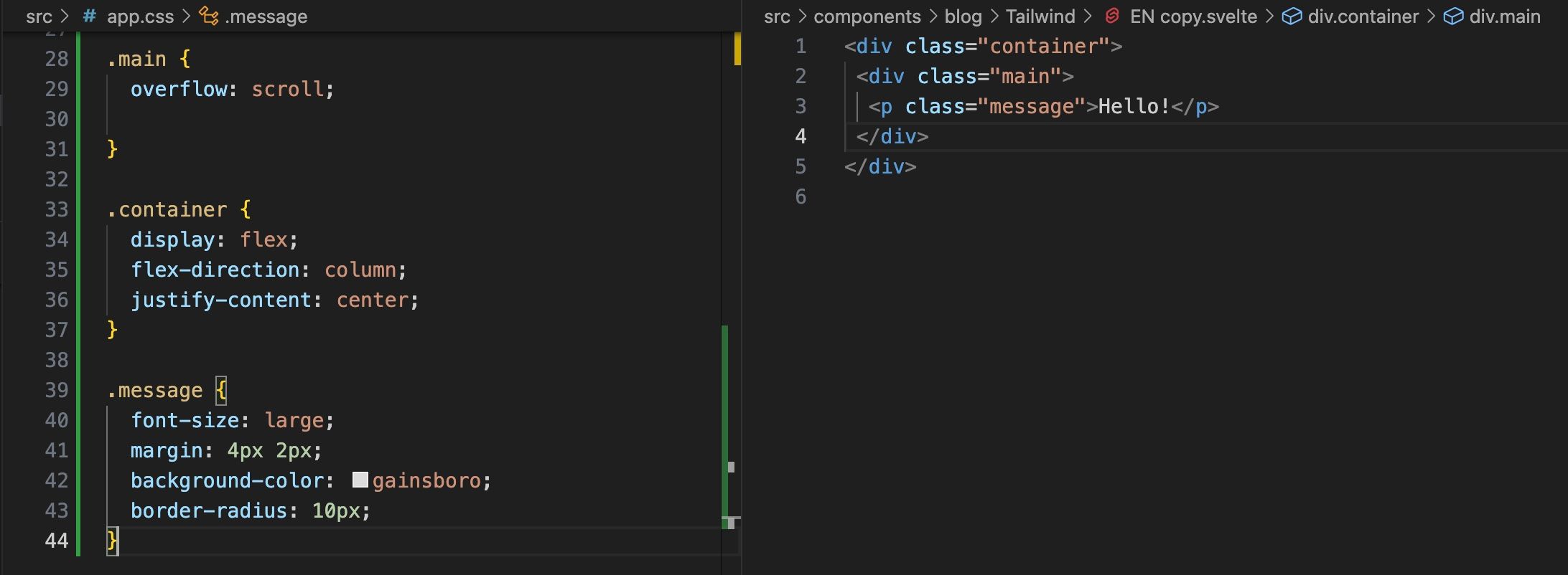 HTML ve CSS arasında atlama