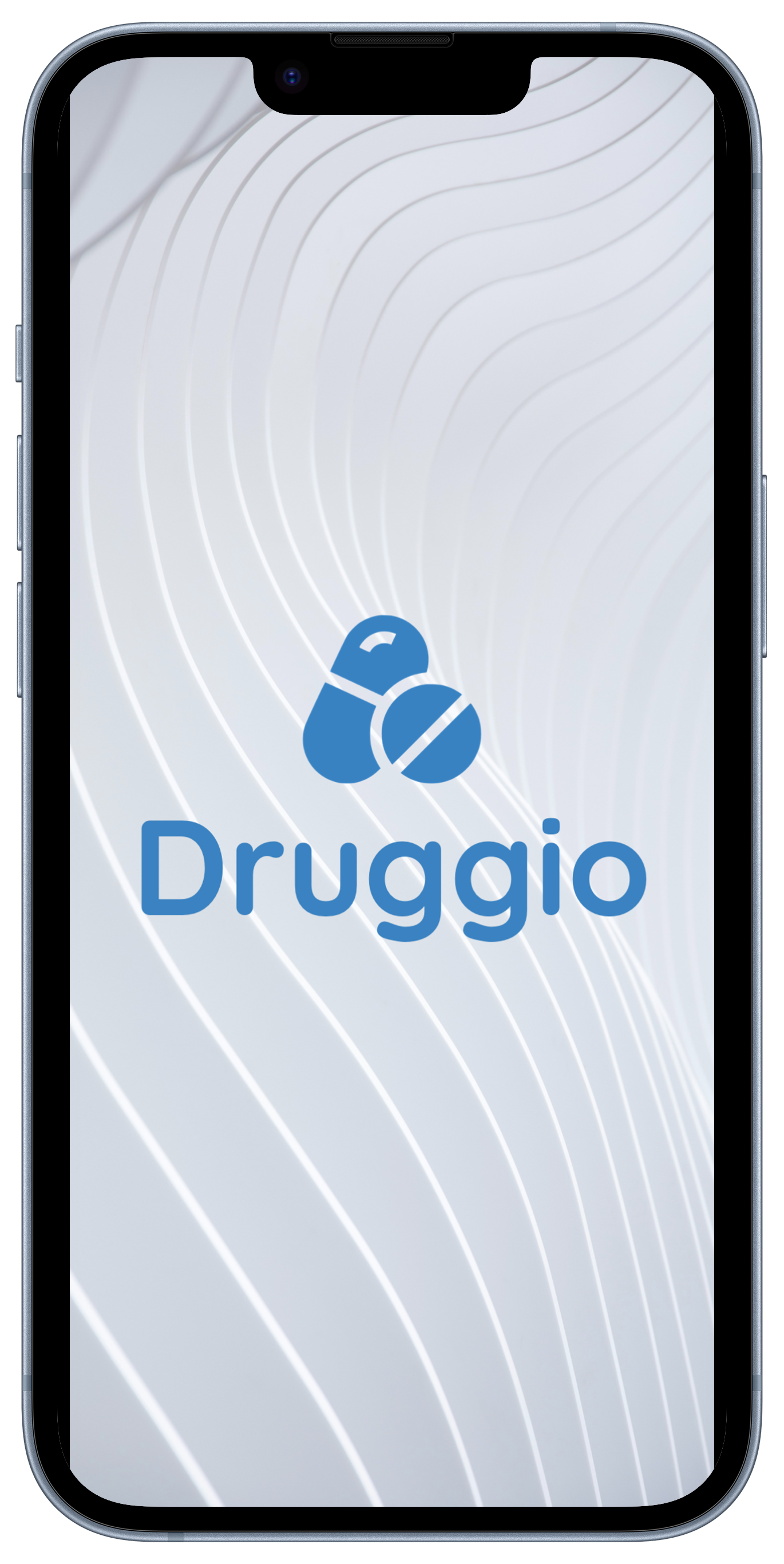 Landing page of Druggio