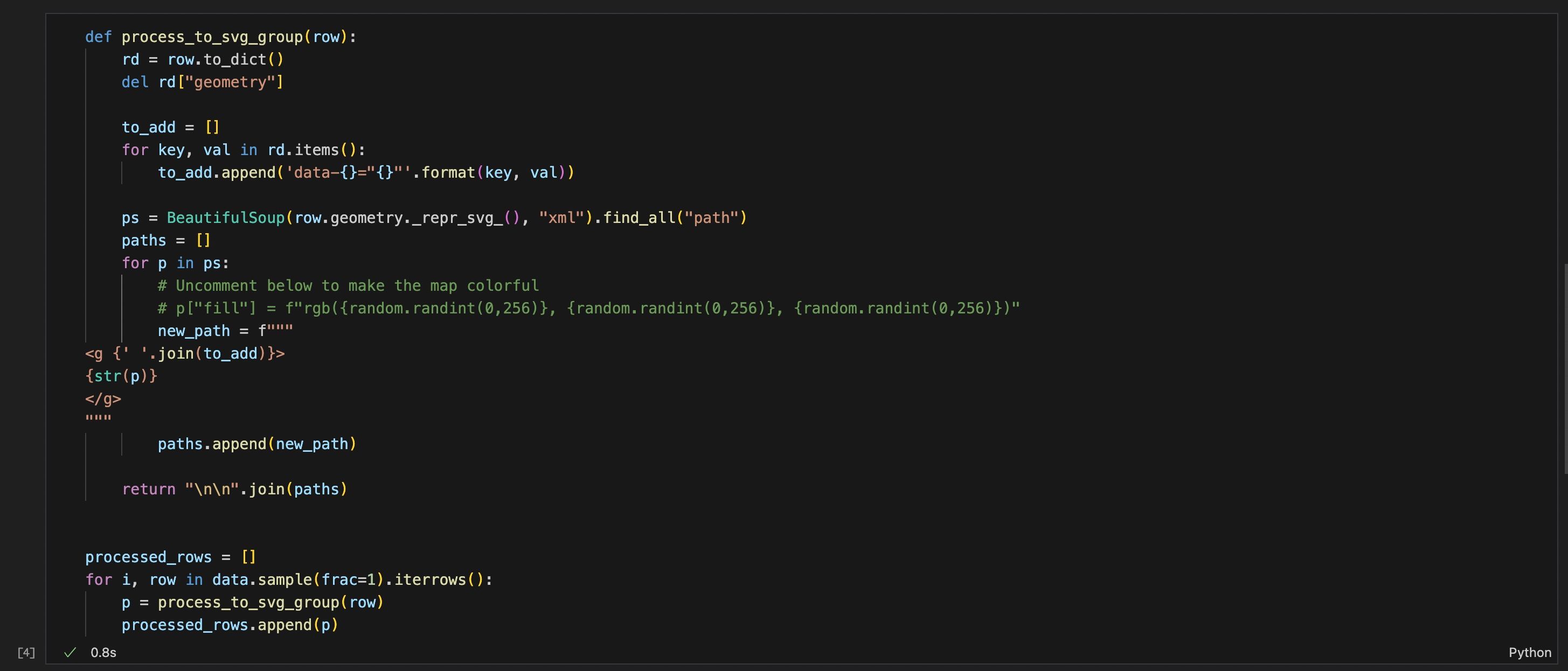 ShapeFile data processing