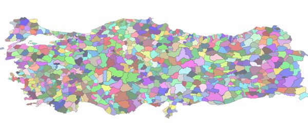 ShapeFile Formatini SVG Formatina Degistirme Yontemi